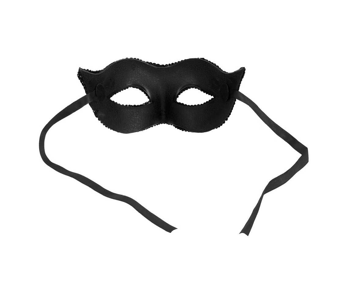 Eye mask Venice sequins black