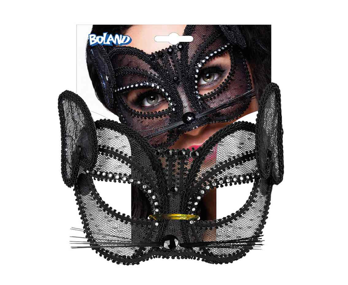 Lace eye mask Cat deluxe