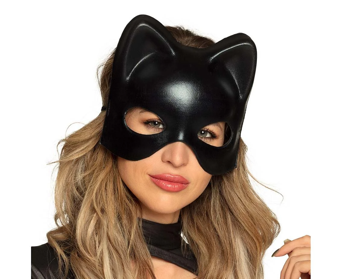 Eye mask cat, black