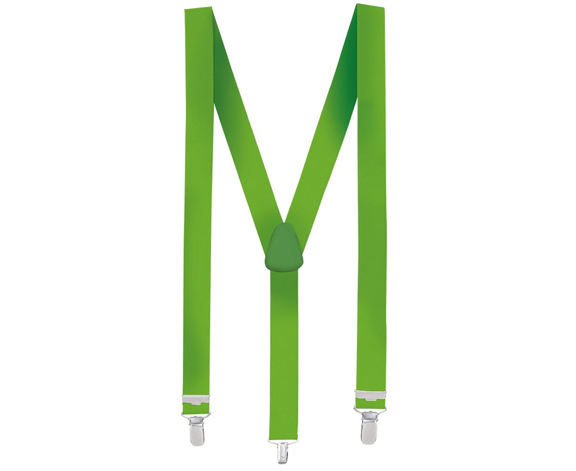 Suspenders Basic neon green