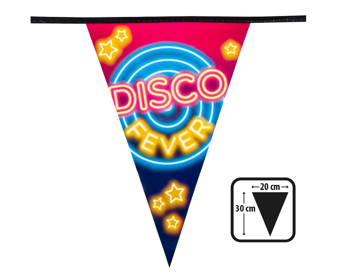 Garland DISCO FEVER, 30 x 20 cm., 6 m.