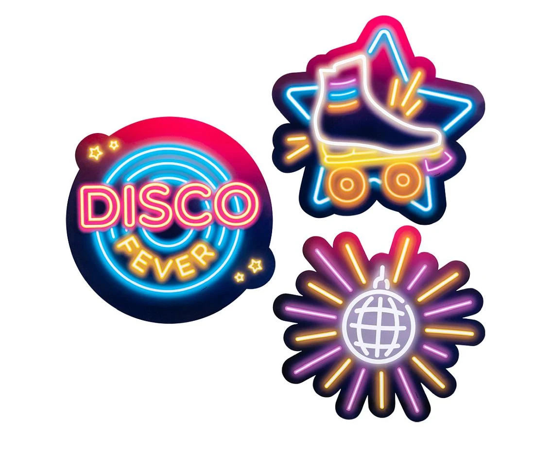 Dekoration Disco Fever, 29 x 30 cm