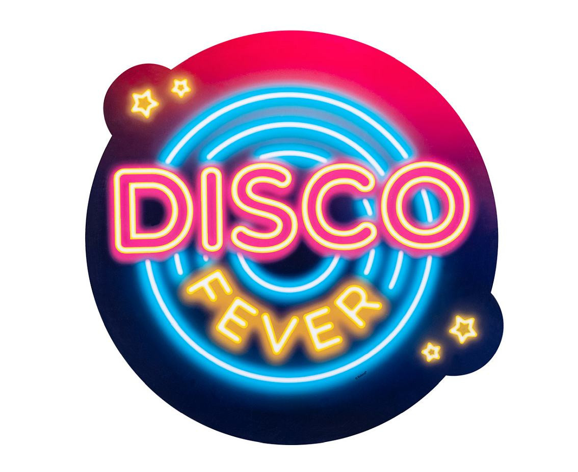 Dekoration Disco Fever, 29 x 30 cm