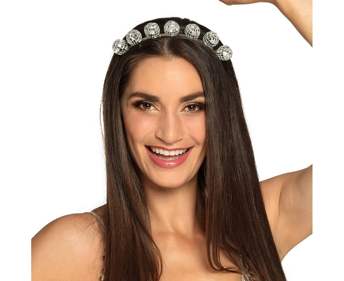 Tiara Disco balls, silver