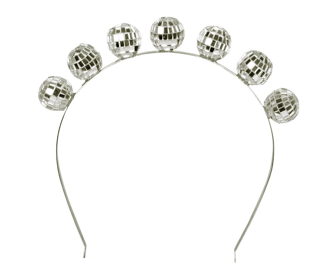 Tiara Disco balls, silver
