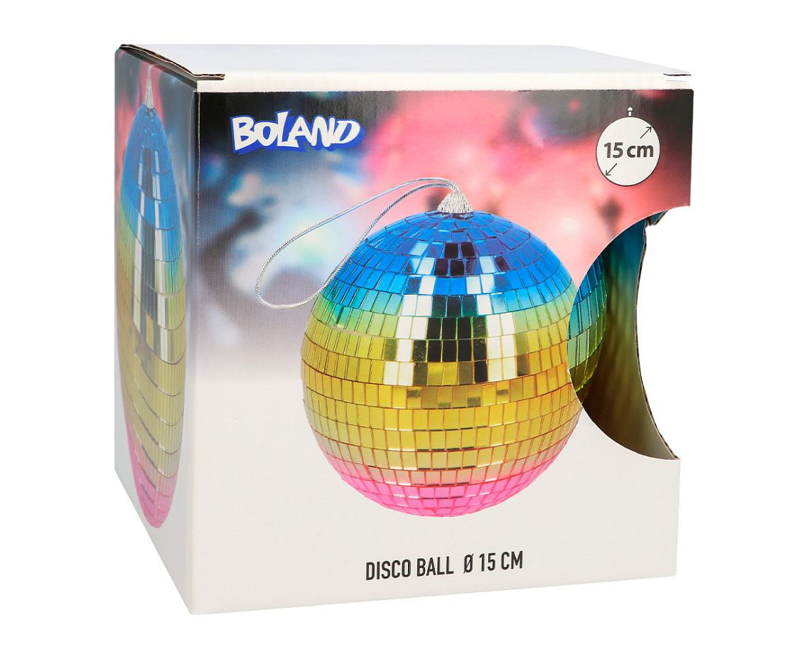 Disco ball rainbow,15 cm.