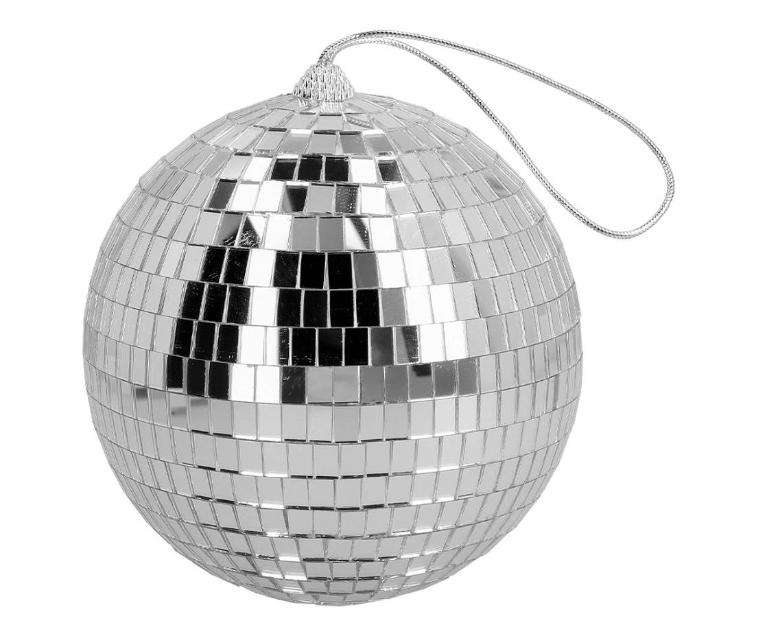 Disco ball silver ,15 cm
