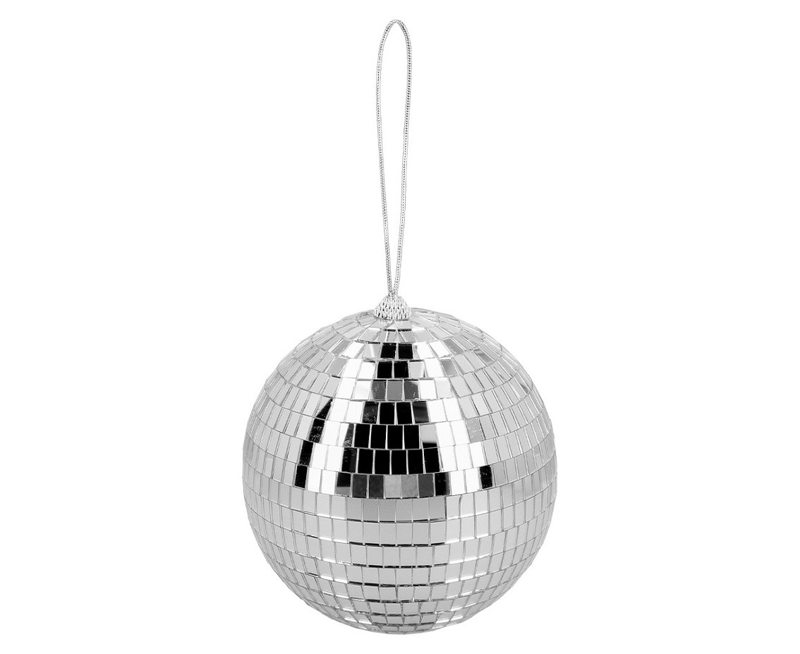 Disco ball silver ,15 cm