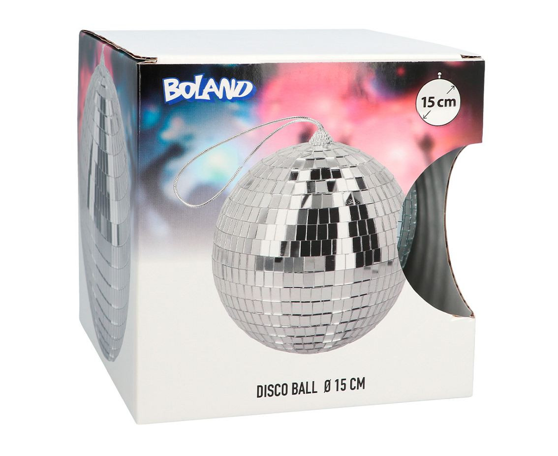 Disco ball silver ,15 cm