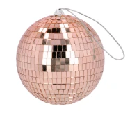 Disco ball rose gold, 15 cm