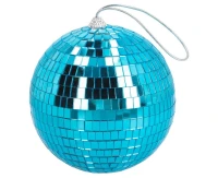 Disco ball light blue, 15 cm.