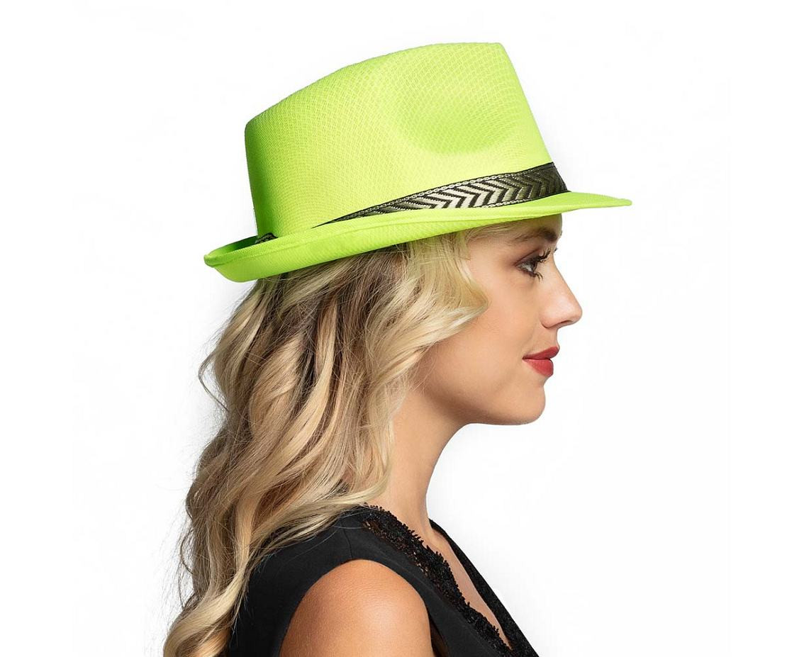 Hat Funky neon green