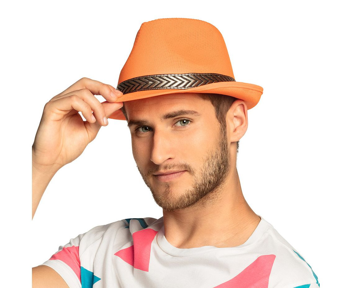 Hat Funky neon orange