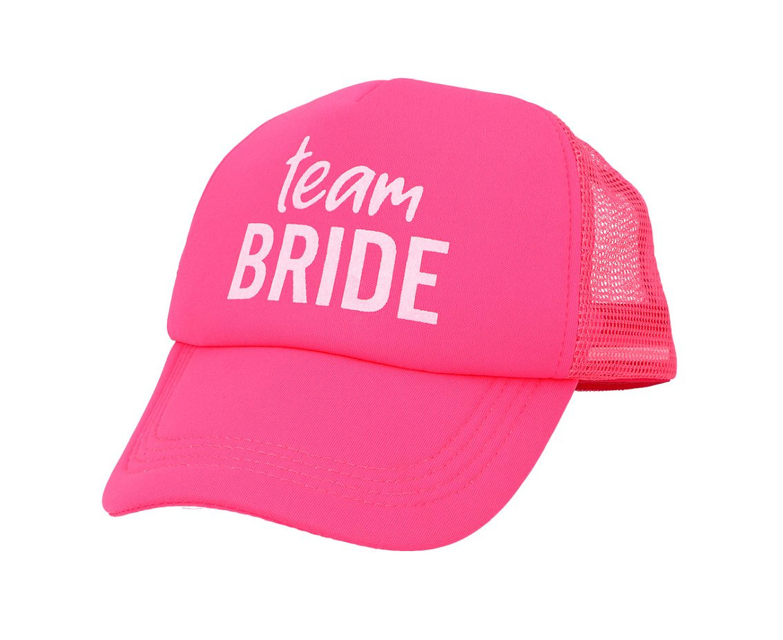 Cap 'Team Bride', pink