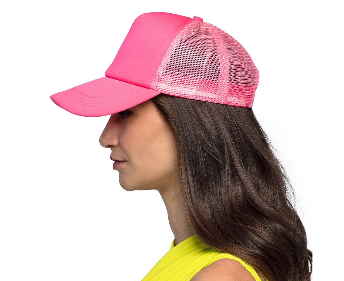 Cap Neon pink (adjustable)