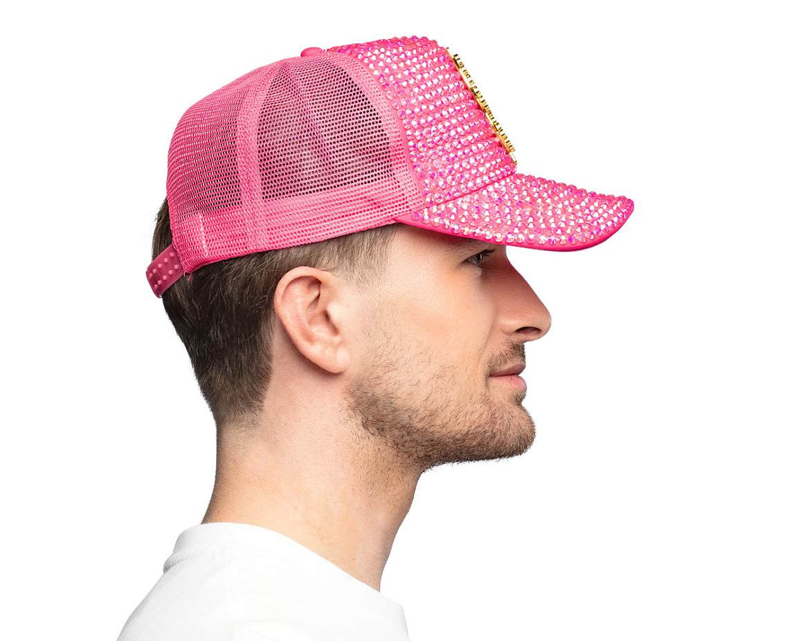 Cap Dollar neon pink (adjustable)