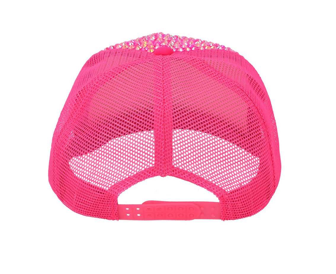 Cap Dollar neon pink (adjustable)