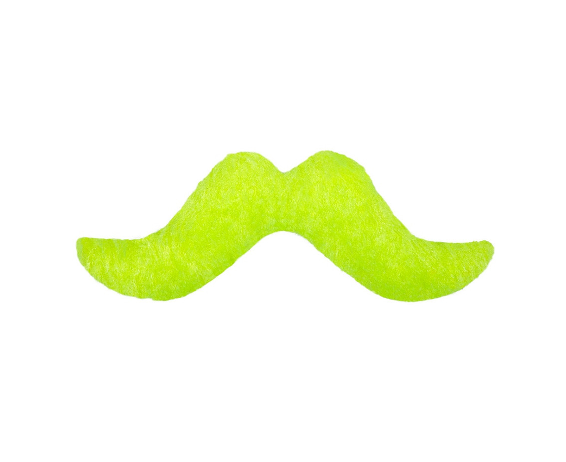 Moustaches 5 neon colours, 5 pcs