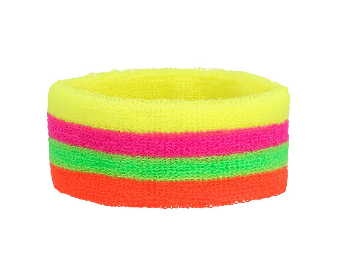 Set 3 Sweatbands neon