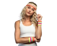 Set 3 Sweatbands neon