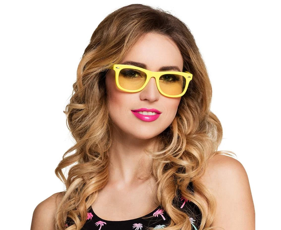 Party Dance glasses, neon yellow