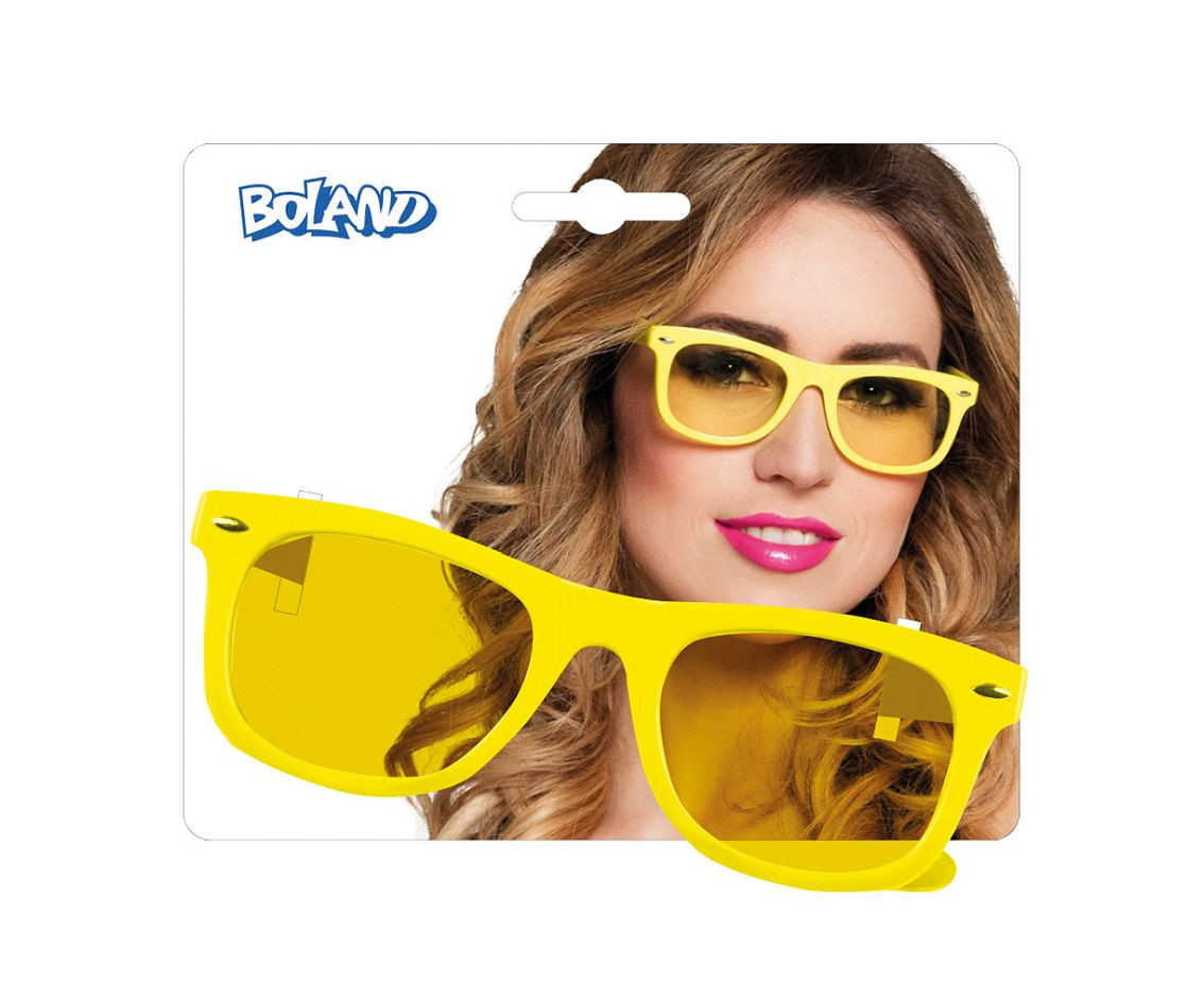 Party Dance glasses, neon yellow