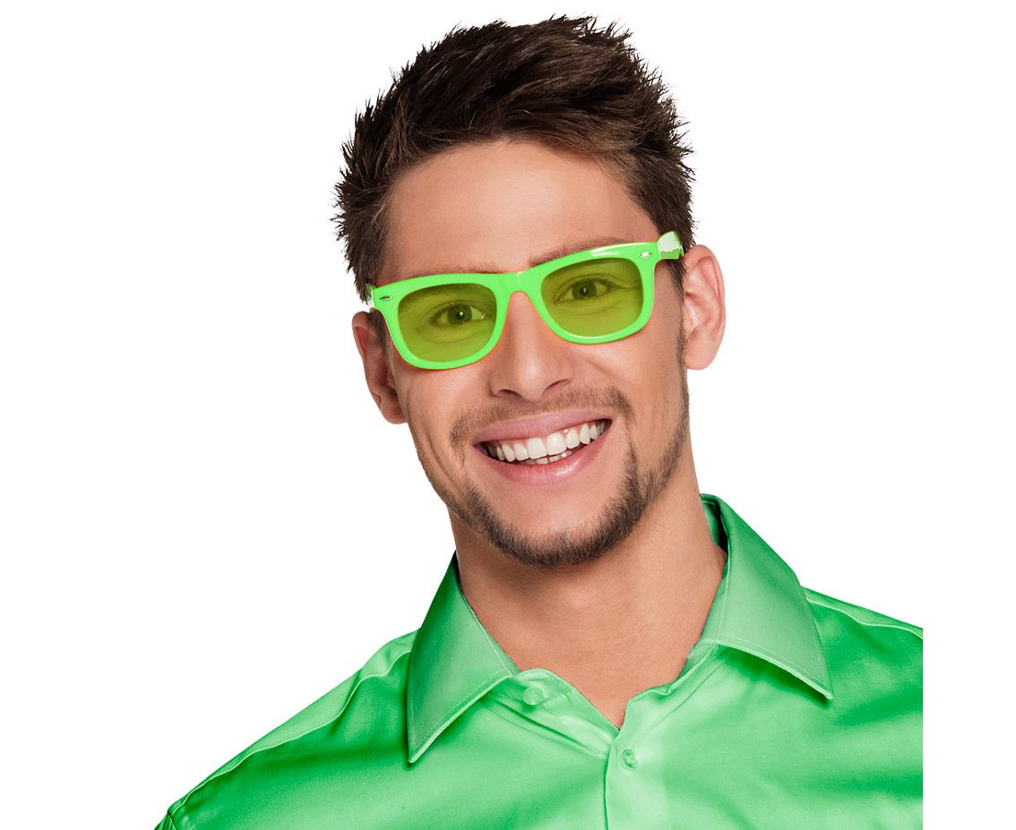 Party glasses Dance neon green