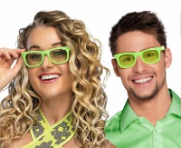 Party glasses Dance neon green