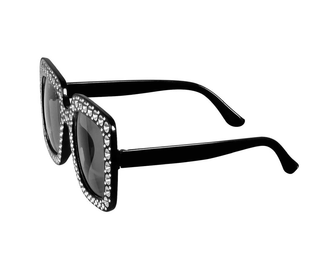 Party glasses Bling bling black