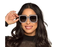 Party glasses Bling bling black