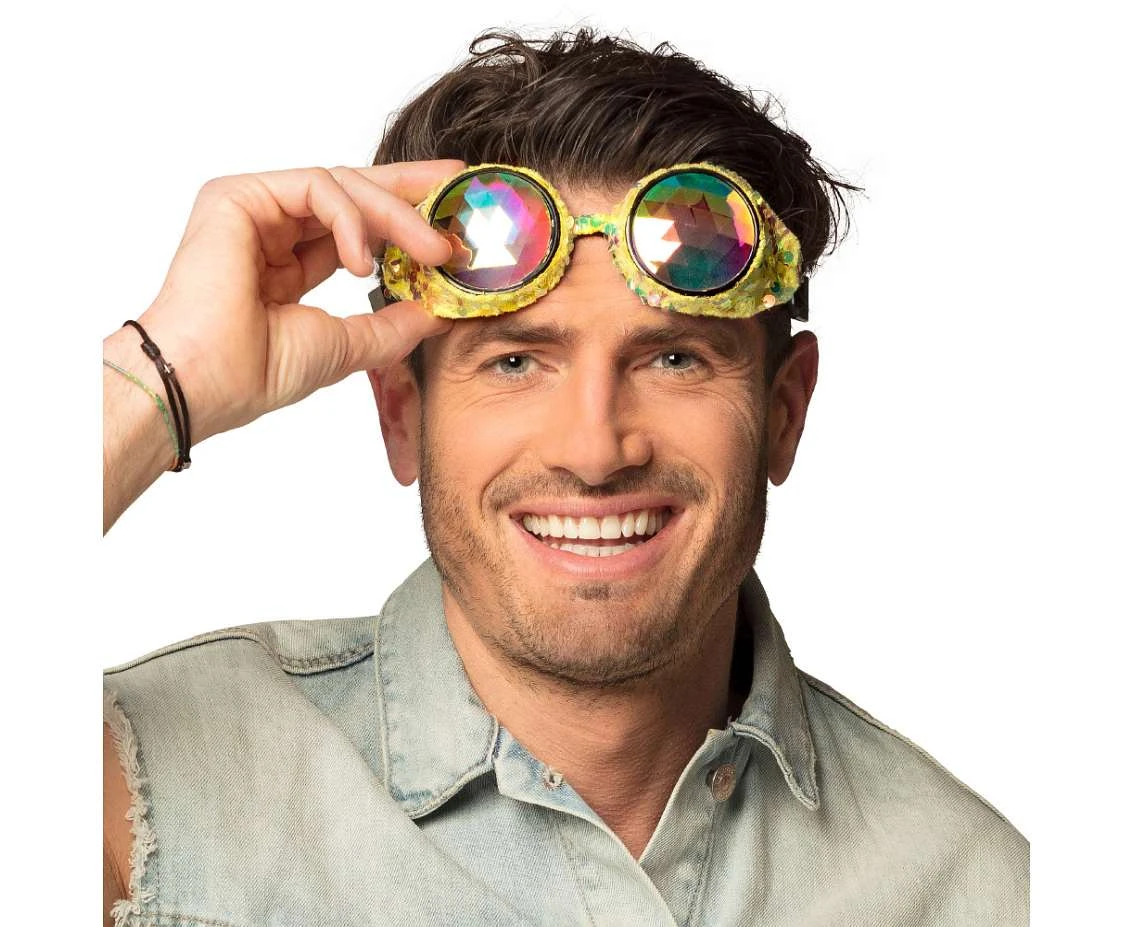 Mirage party glasses, gold