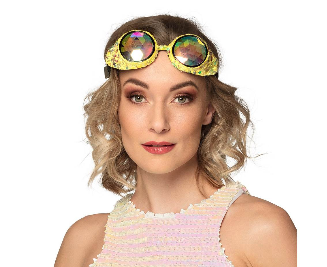 Mirage party glasses, gold