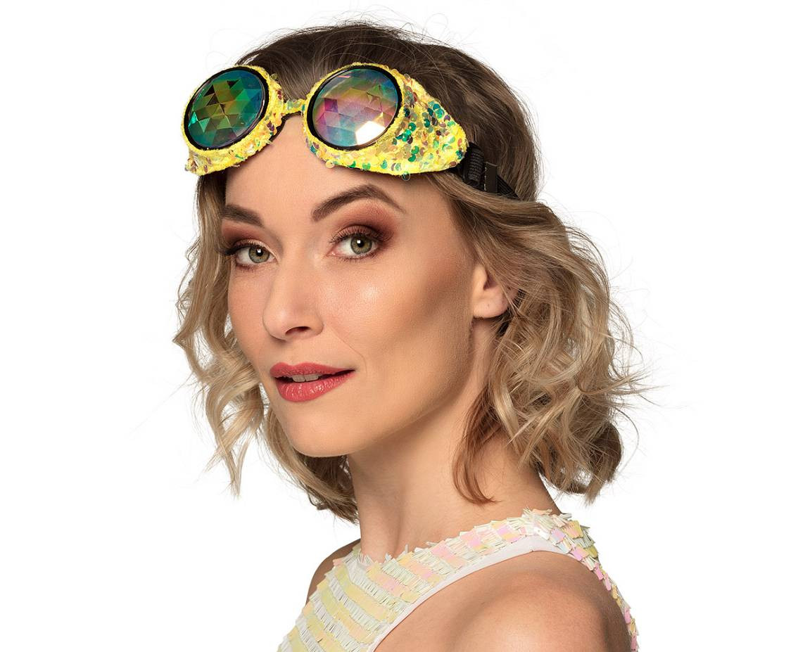 Mirage party glasses, gold