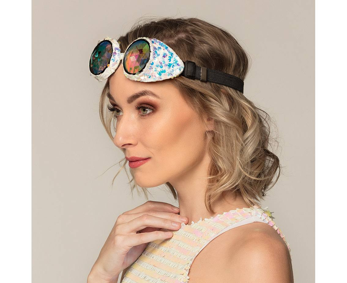 Mirage party glasses, silver