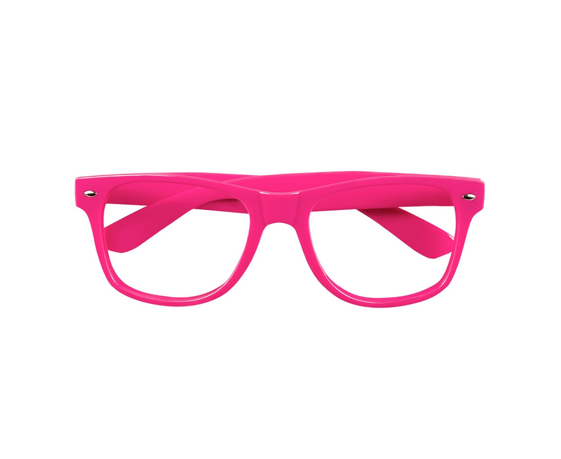 Party glasses, neon pink, 3 pcs.