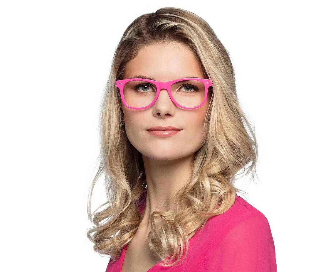 Party glasses, neon pink, 3 pcs.