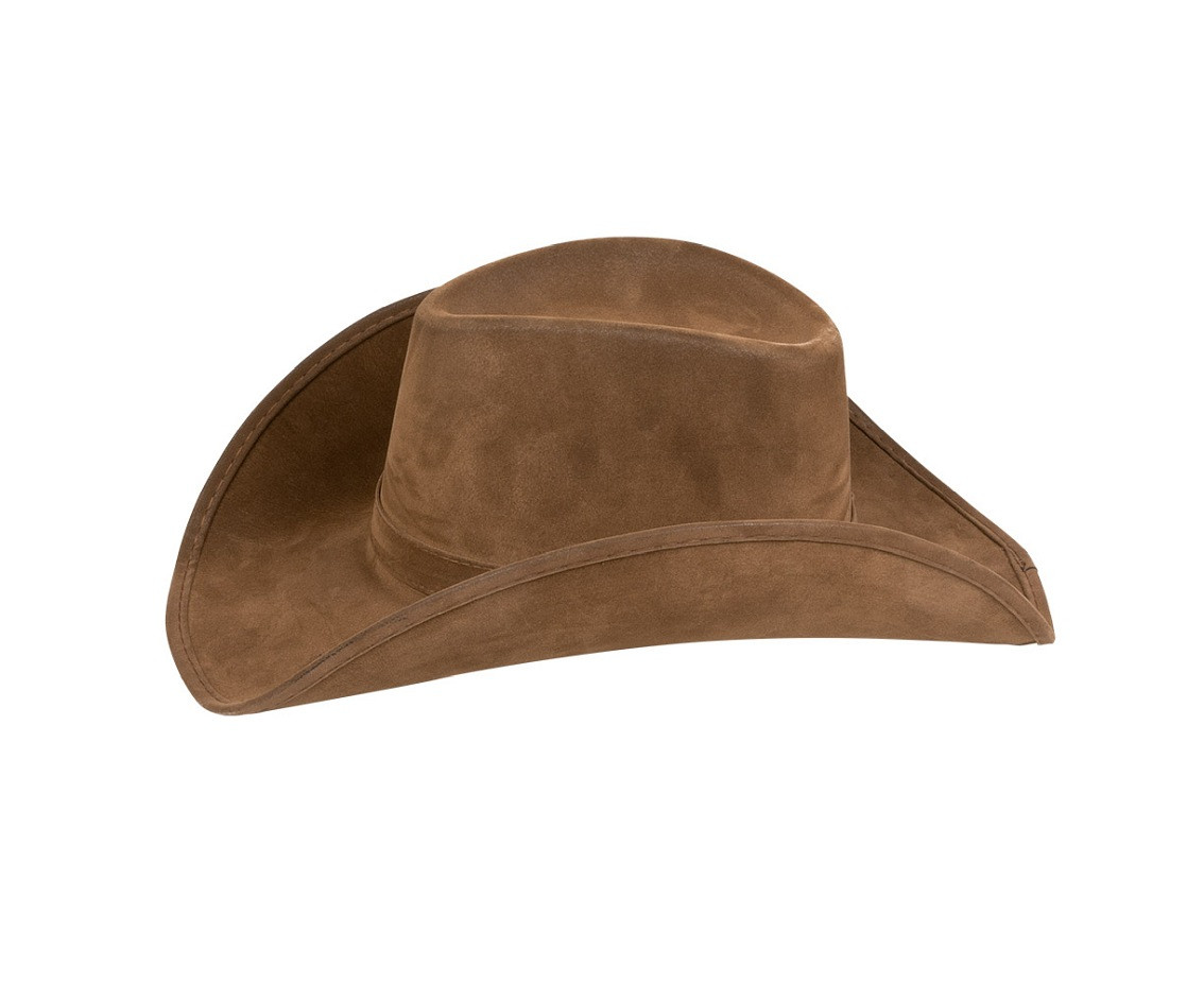 Hat Wyoming brown (leather look)