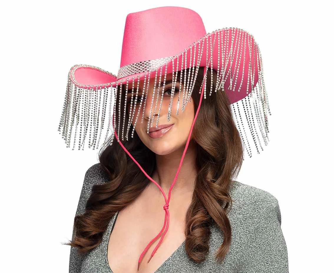 Hat show girl, pink