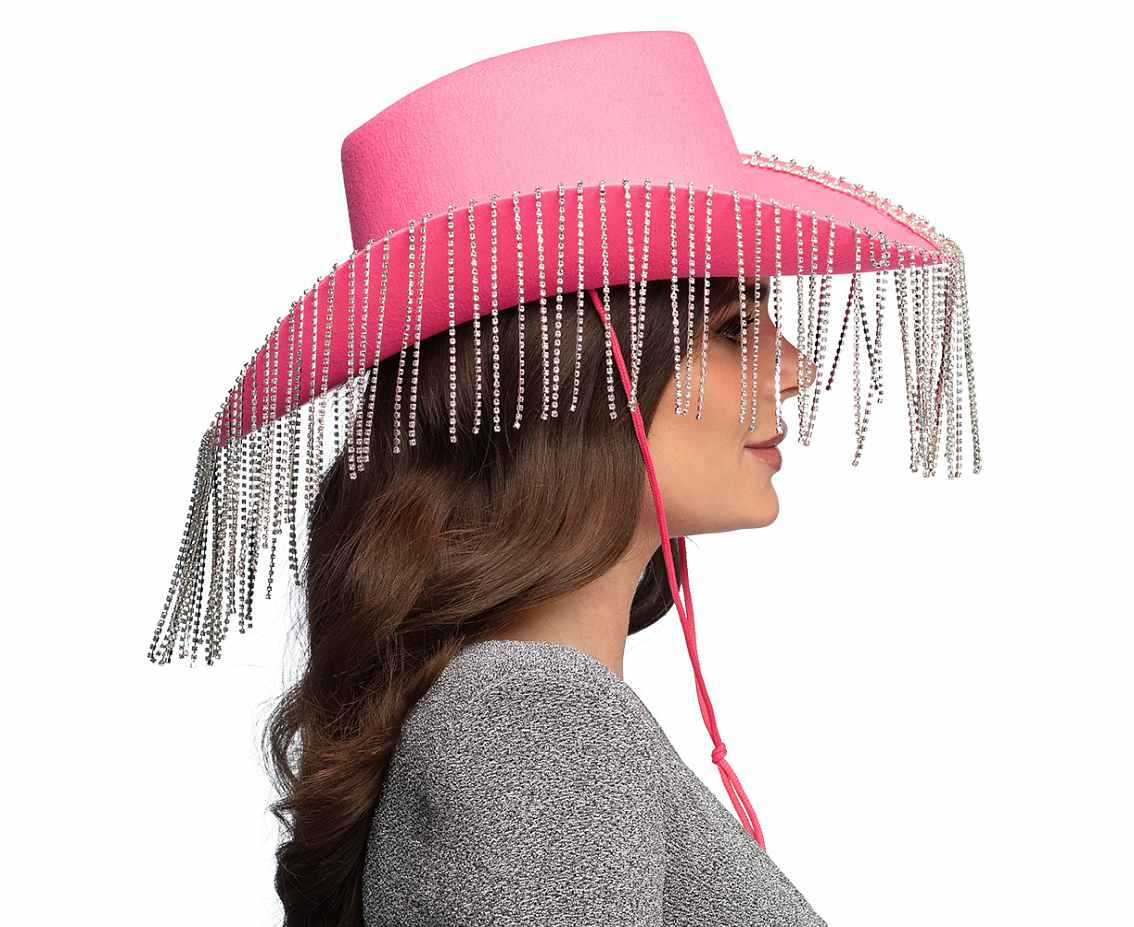 Hat show girl, pink