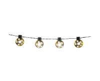 LED string lights Party ball gold ,140 cm,