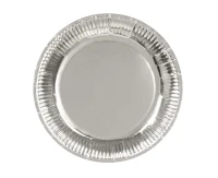 Set 6 Plates silver (23 cm)