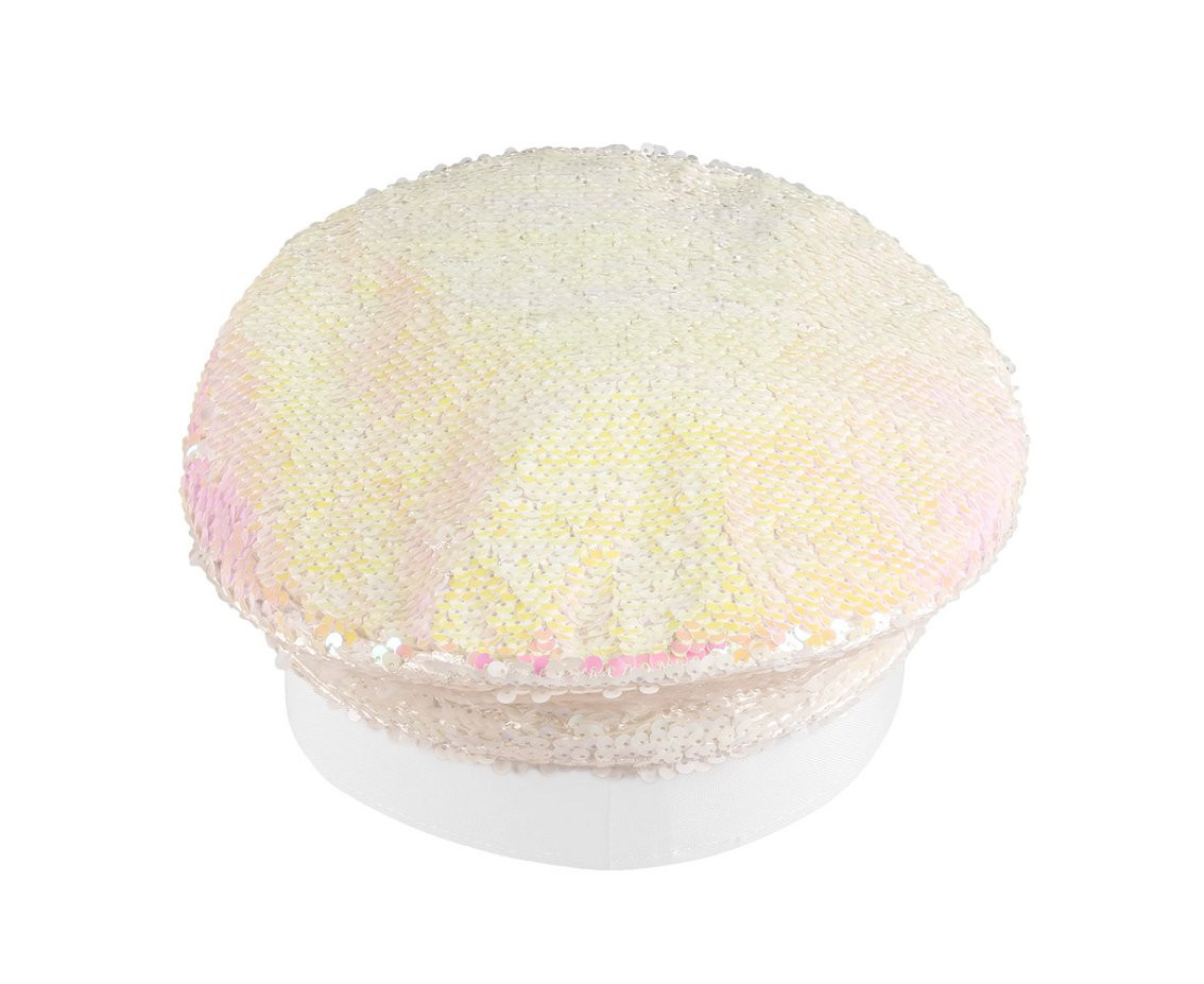 Cap Sandy candy ,pearl/white