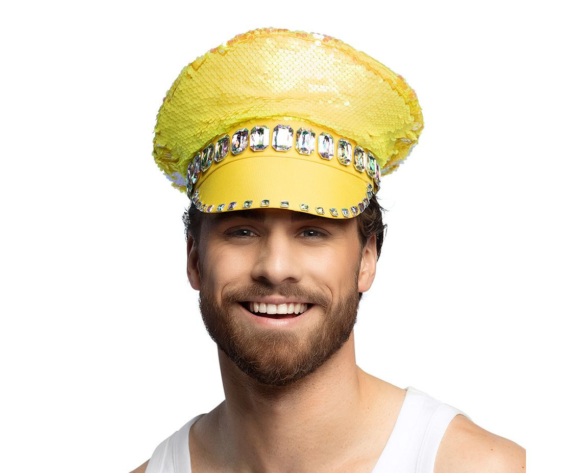 Cap Sandy candy, pearl/yellow