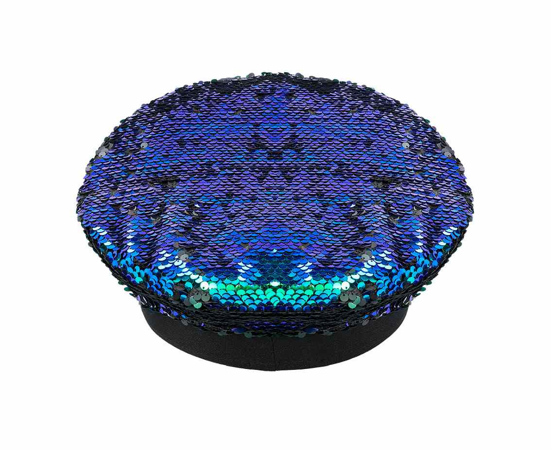 Cap Sandy candy (reversible black /aqua)