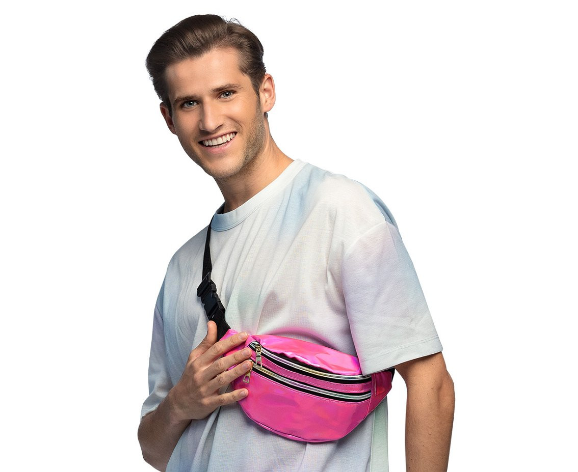 Waistbag Holo pink