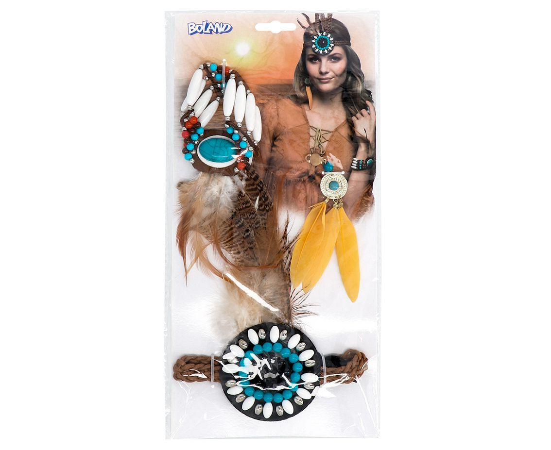 Set Hippie delight (headband, earring and bracelet)