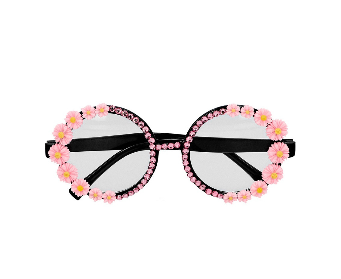 Glasses Flowers - Rosa