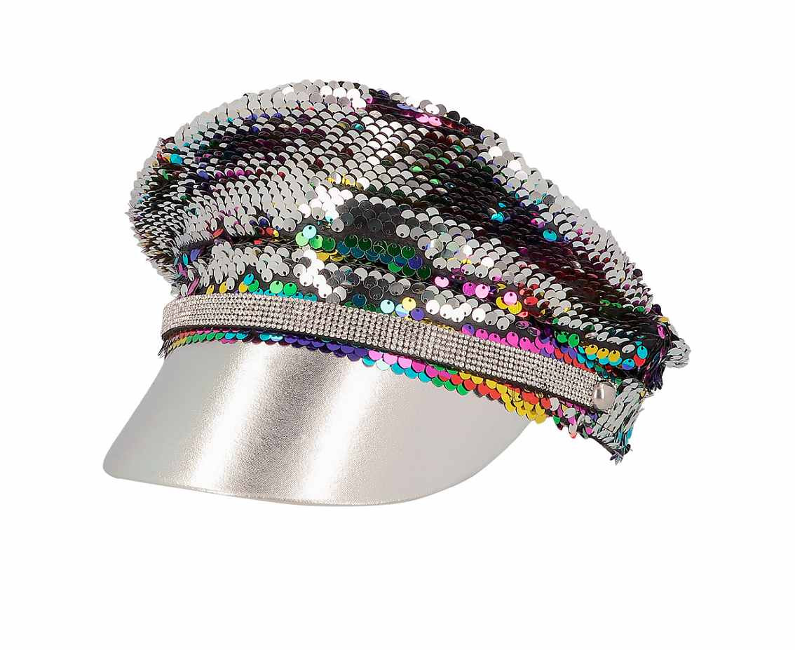 Cap Rainbow blast (reversible rainbow/silver)