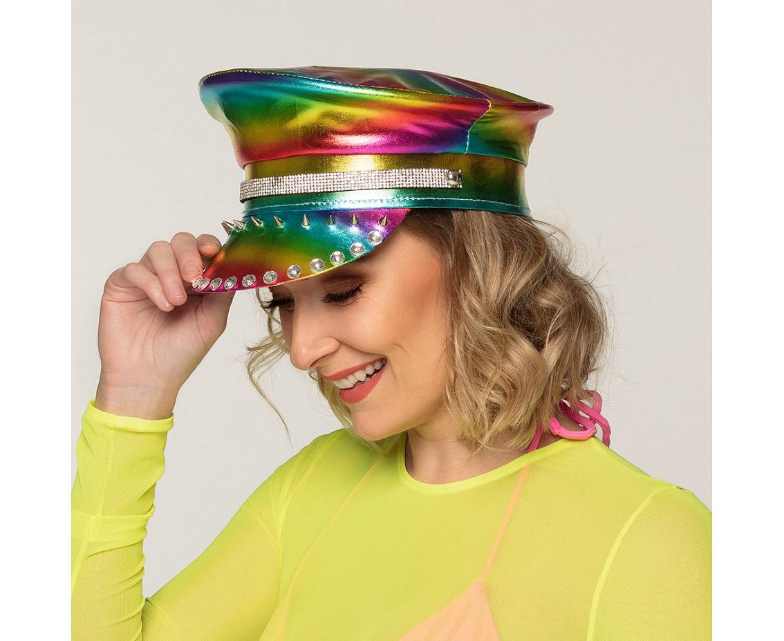 Rock Rainbow Cap
