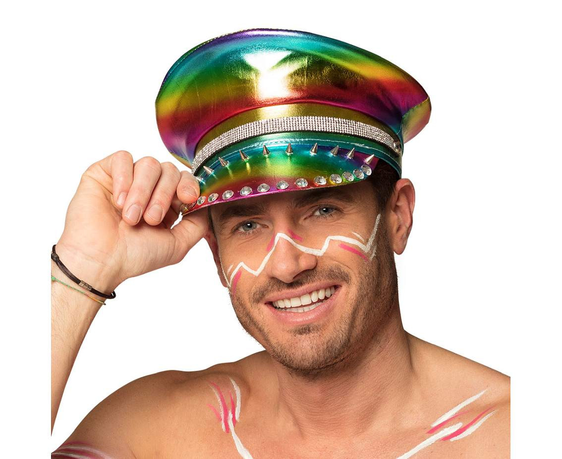 Rock Rainbow Cap